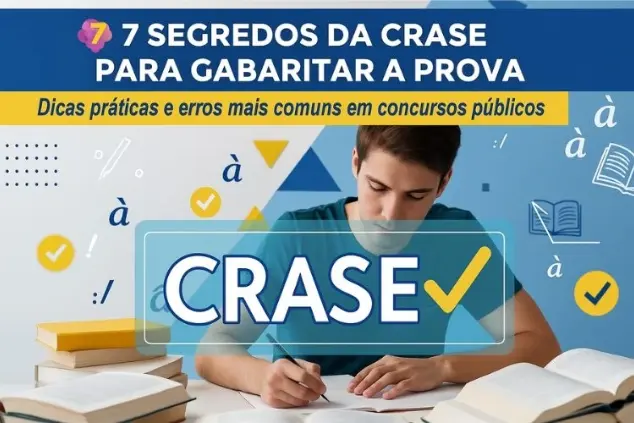 💥 7 Segredos da Crase que Todo Concurseiro Precisa Saber para Gabaritar a Prova (Guia 2025)