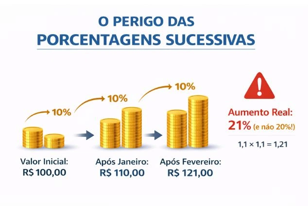 perigo das porcentagens sucessivas