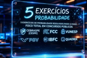 5 Exercícios Resolvidos de Probabilidade para Concursos