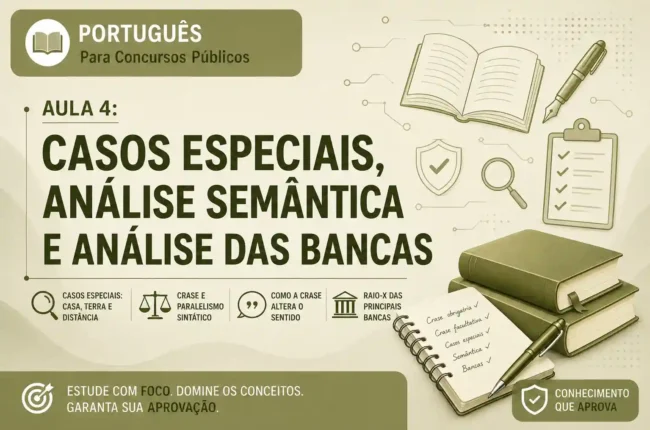 Crase em Casos Especiais, Semântica e Bancas EstudaAÊ
