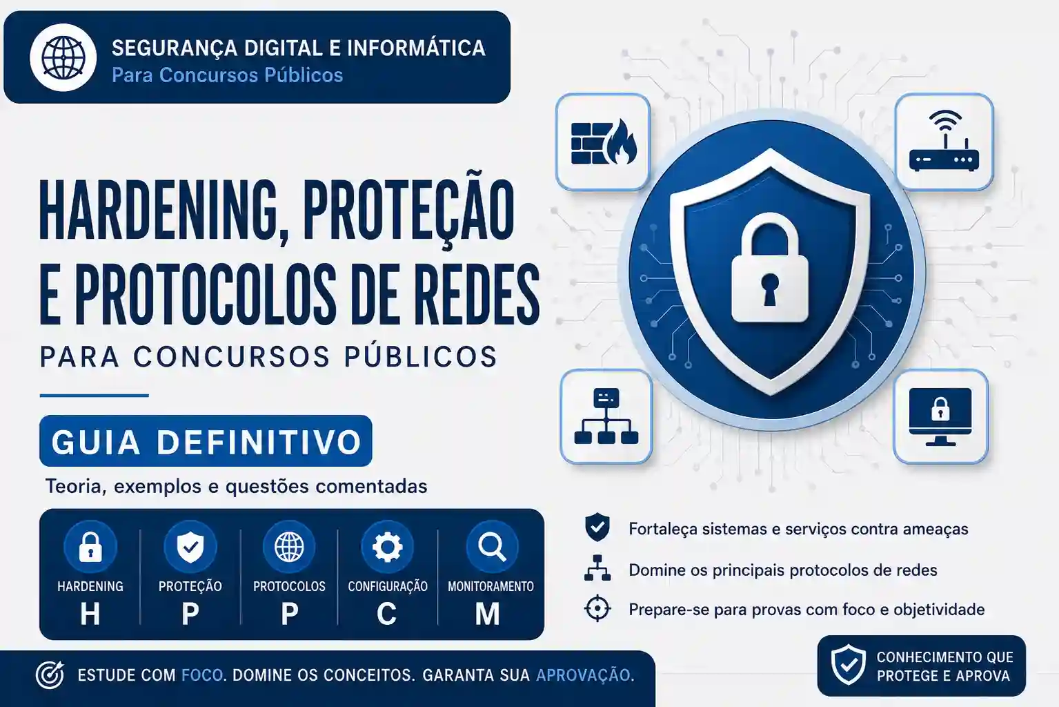 Proteção e Protocolos de Redes para Concursos