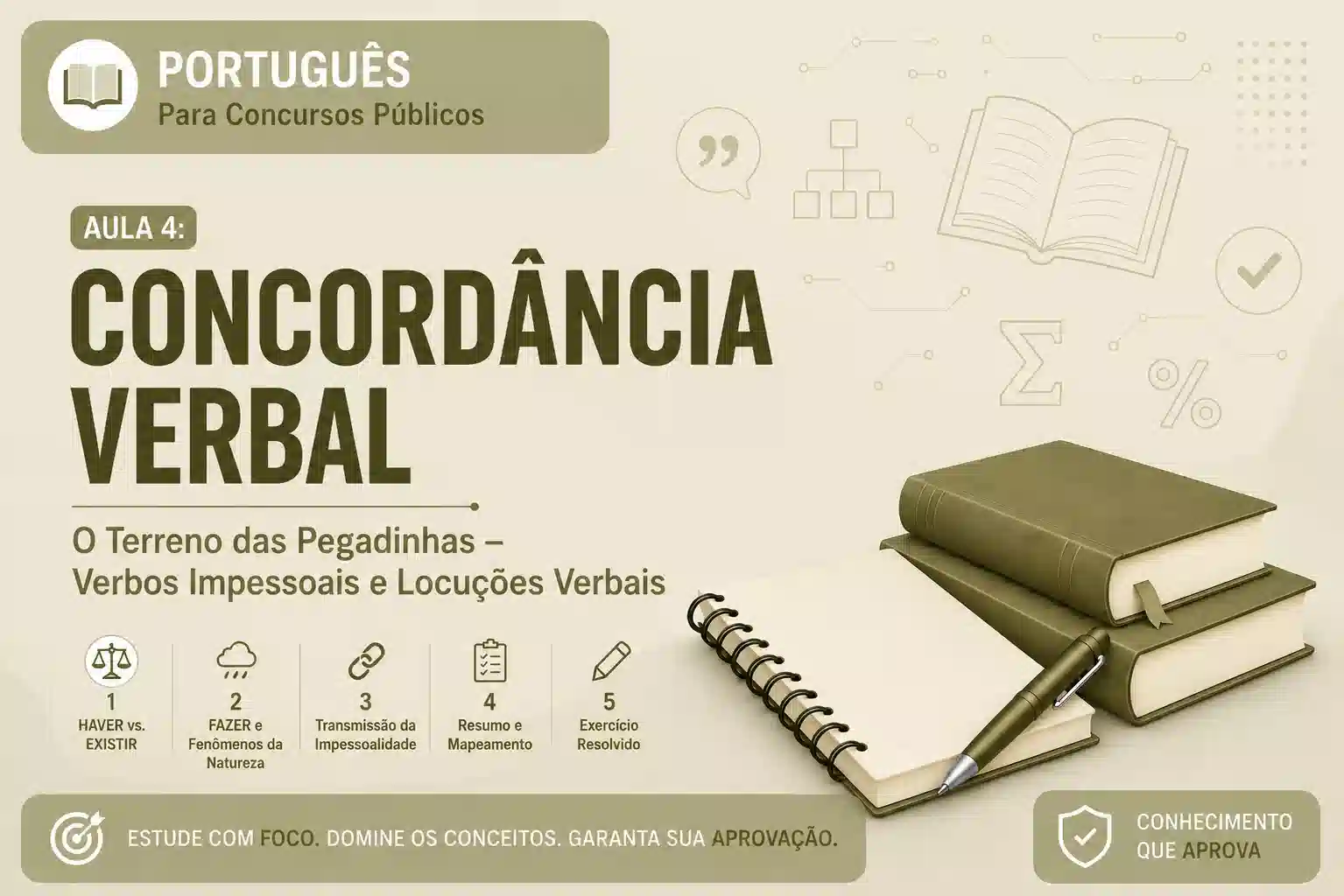 Concordancia Verbal - O Terreno das Pegadinhas - Verbos Impessoais e Locuções Verbais