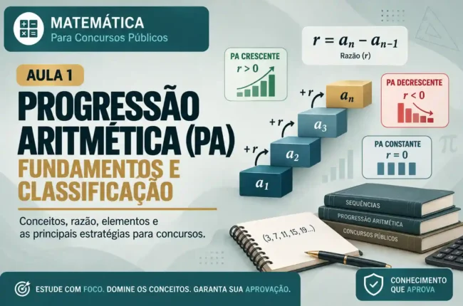 Fundamentos de Progressão Aritmética (PA) e Classificação