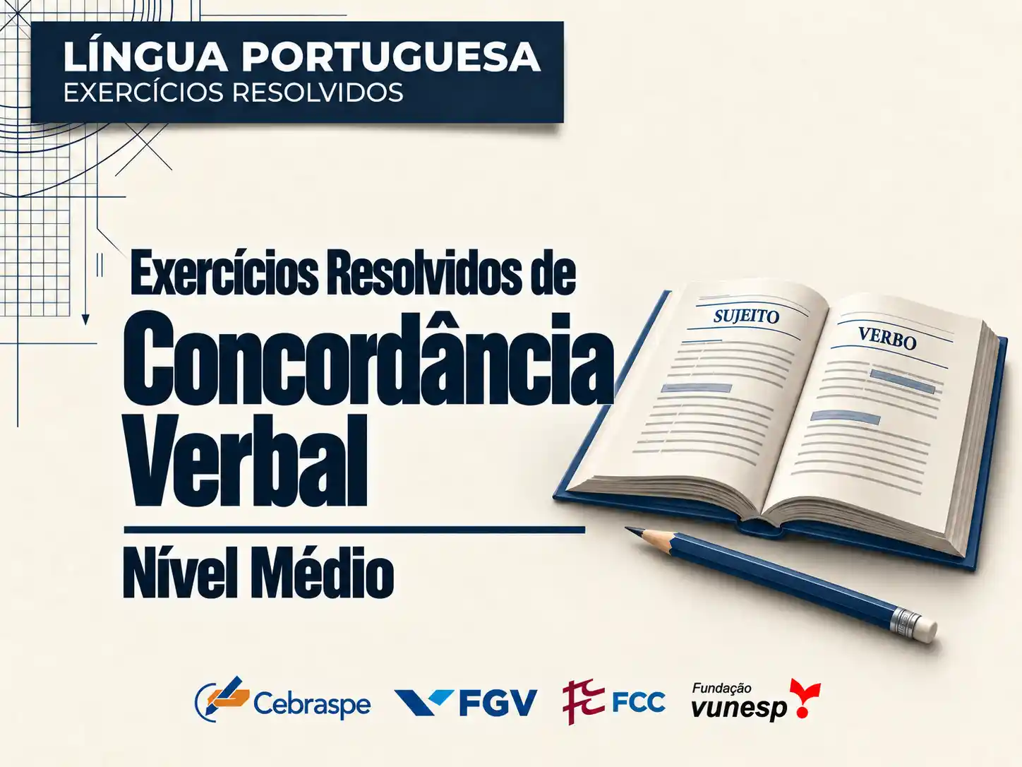 Capa de exercícios de concordância verbal