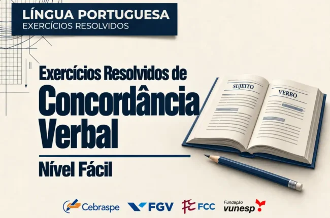Concordância verbal_faceis exercícios resolvidos