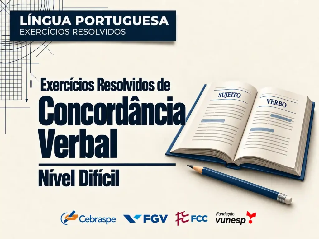 Exercícios de concordância verbal dificil