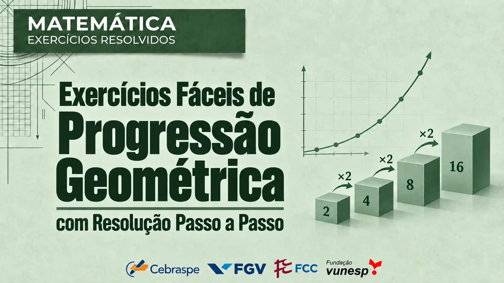 Exercícios de progressão geométrica facil